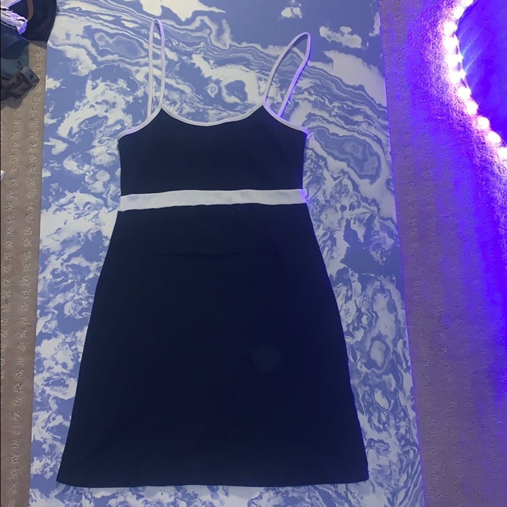 Brandy Melville blue&white mini dress